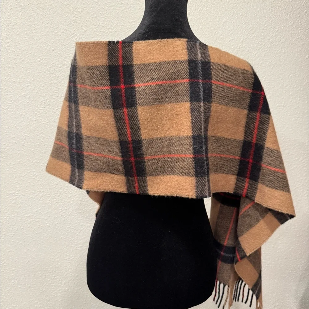 Dior Monsieur Merino Wool Plaid Scarf